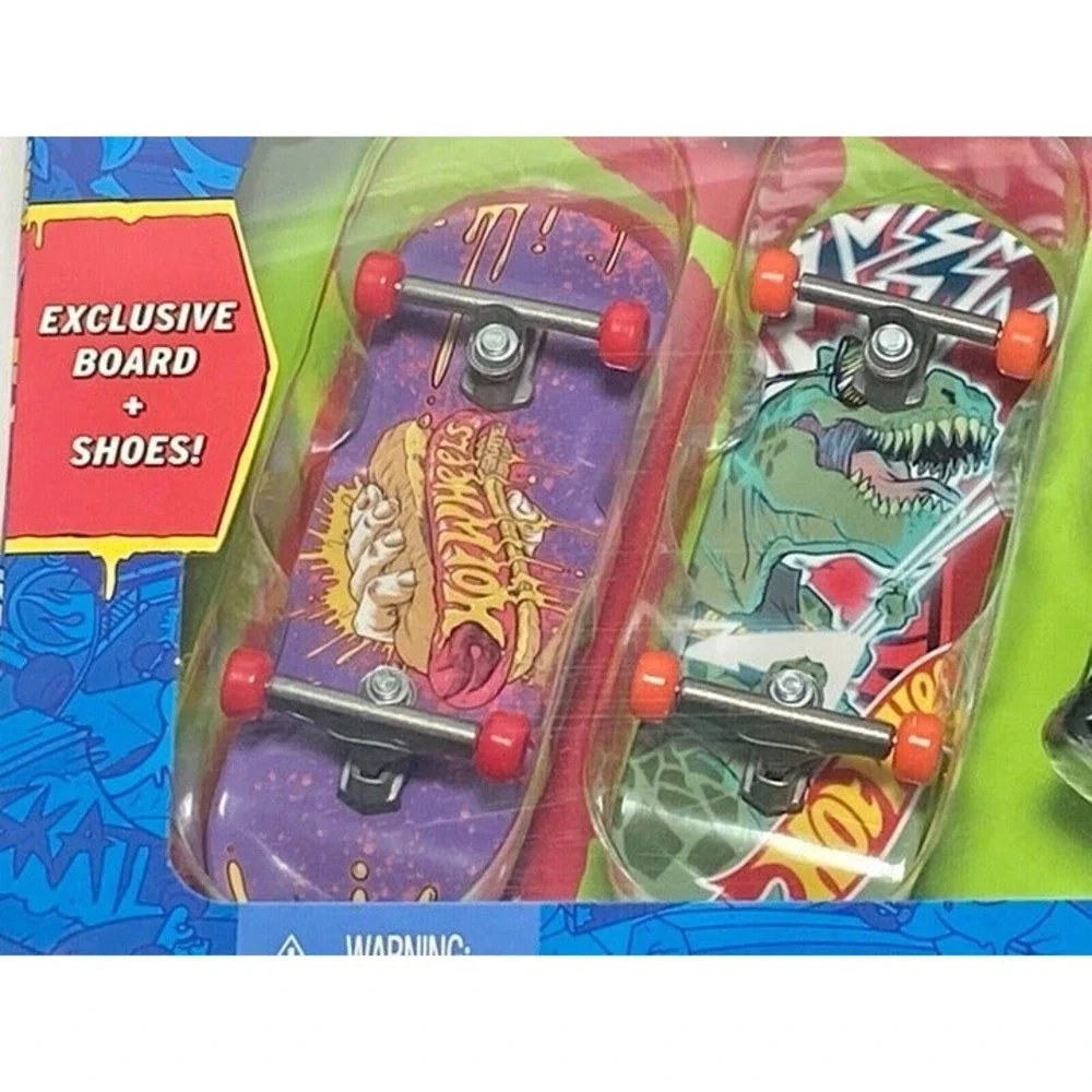 Hot Wheels Tony Hawk‎ Tricked Out Skate Pack Exclusive Boards + Shoes NIP 2022
